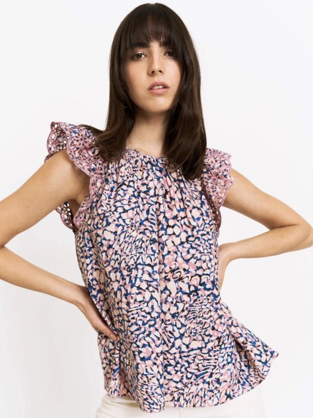 Christy Lynn Aurelie Top in Pink Panther
